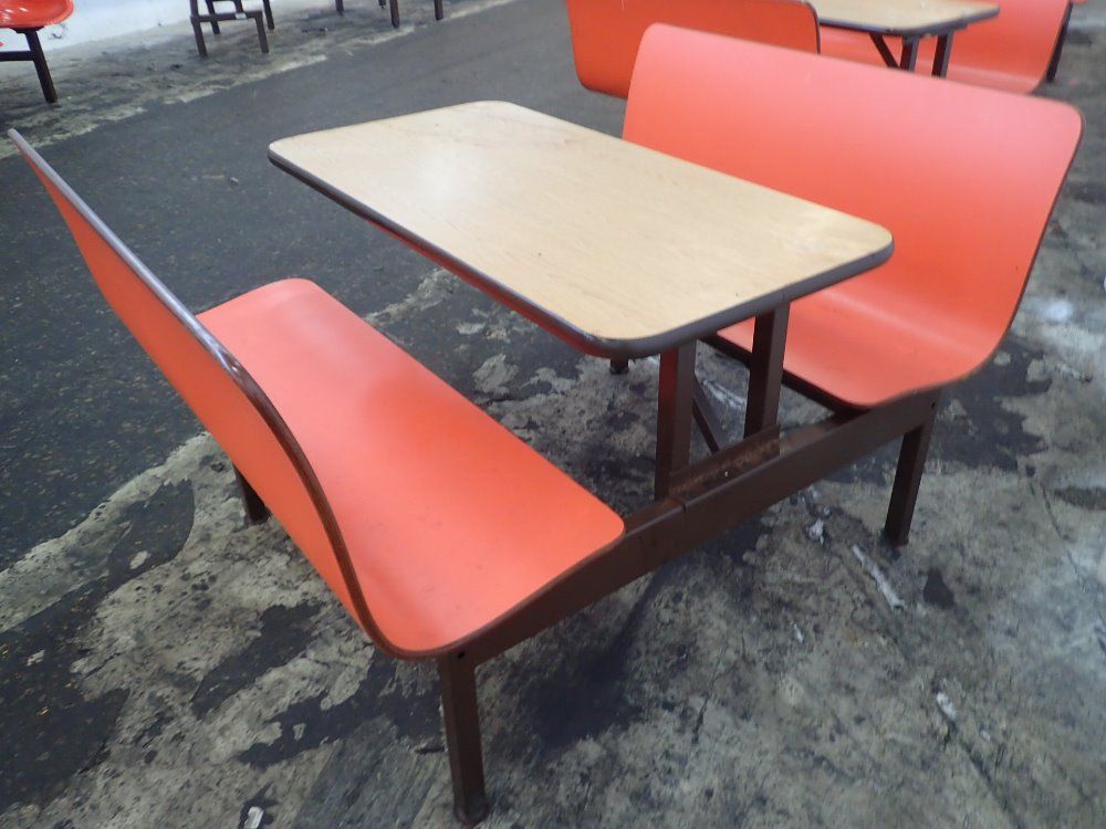 Plymold Booths Cafeteria Table