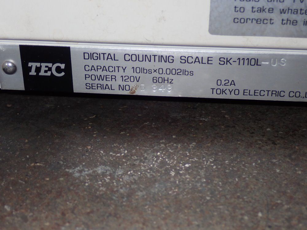 Tec Digital Counting Scale