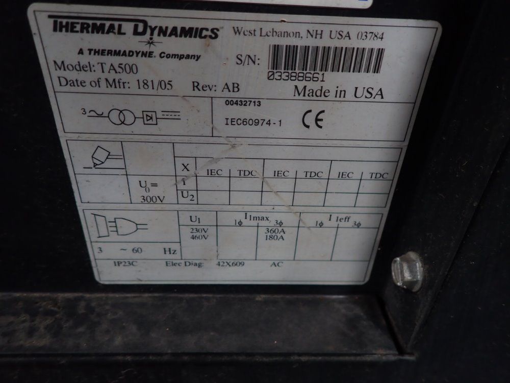 Thermal Dynamics Plasma Cuter