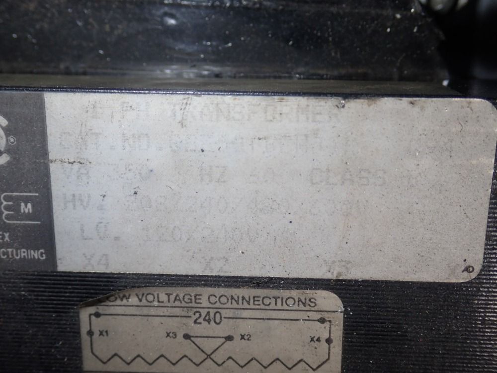 Rex Mfg. Transformer