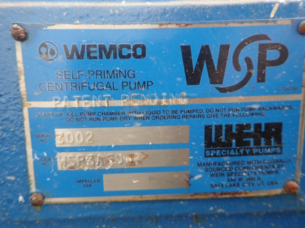 Wemco Centrifugal Pump