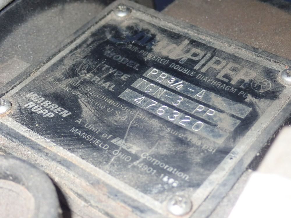 Sandpiper/warren Rupp Diaphragm Pump