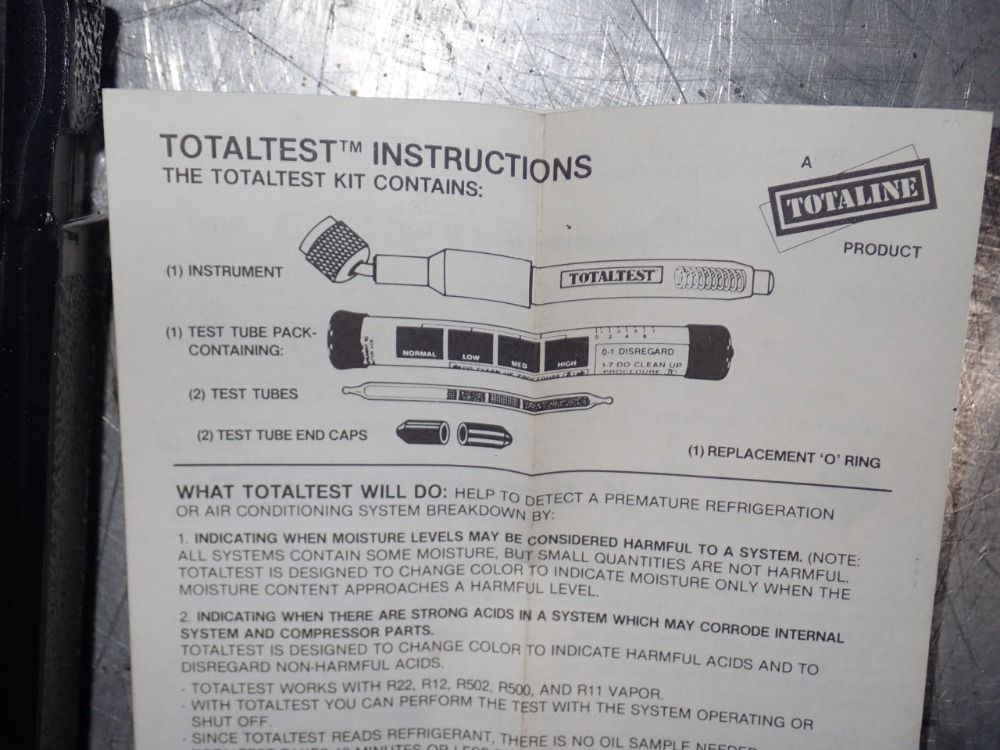 Totaltest Refrigerant Tester