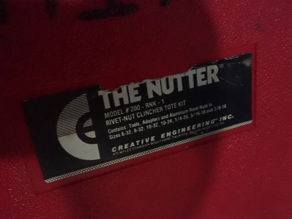 Creative Engineering Rivet/nut Clincher Tote Kit