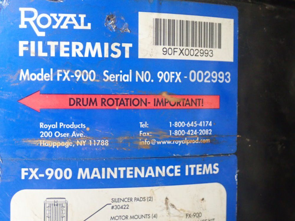 Royal / Filtermist Mist Collector