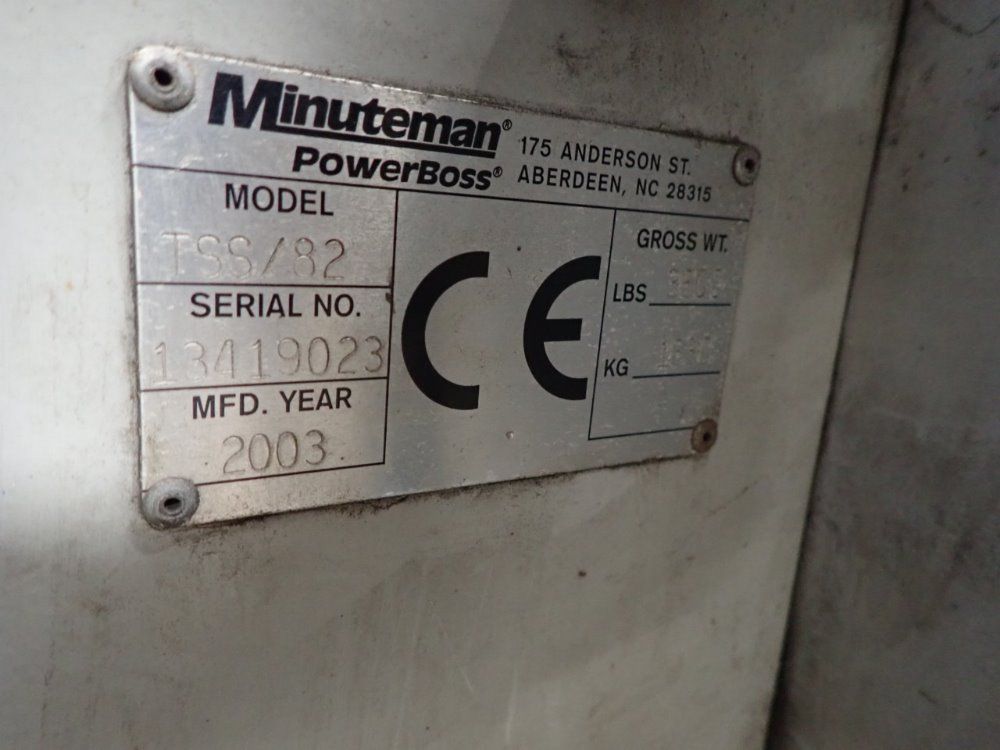 Minuteman Propane Floor Scrubber