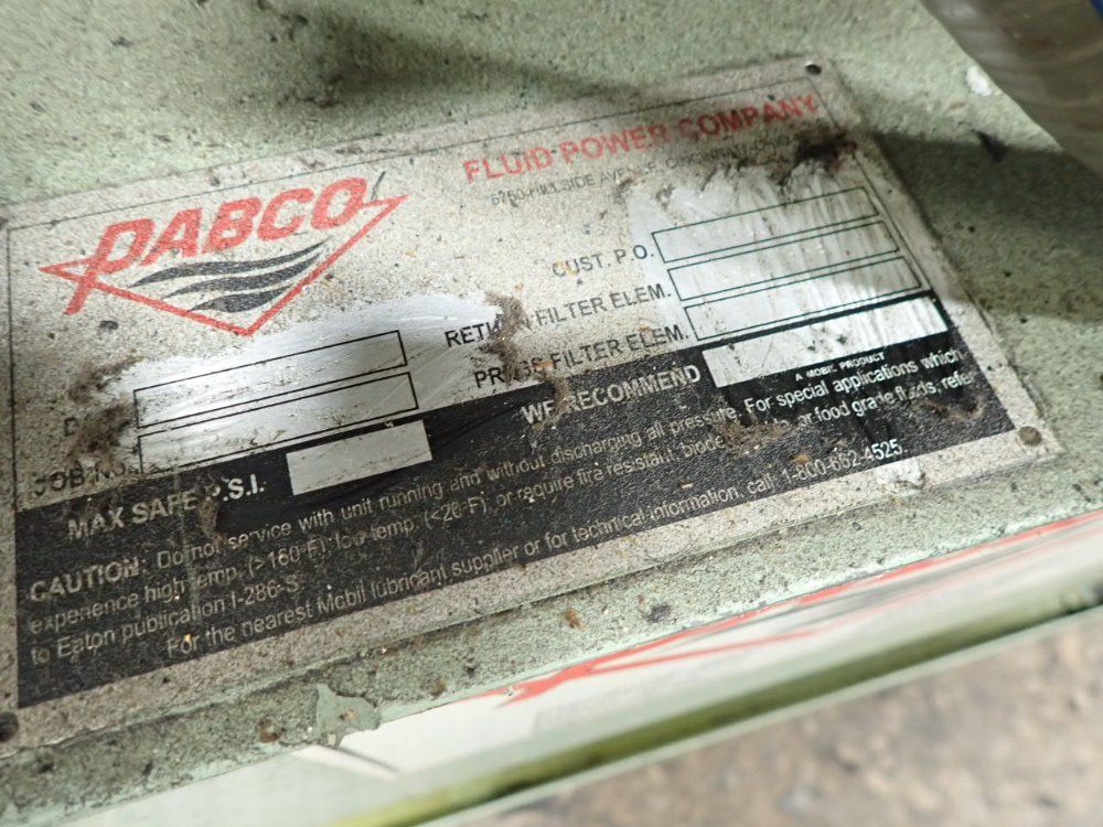 Pabco Hydraulic Unit