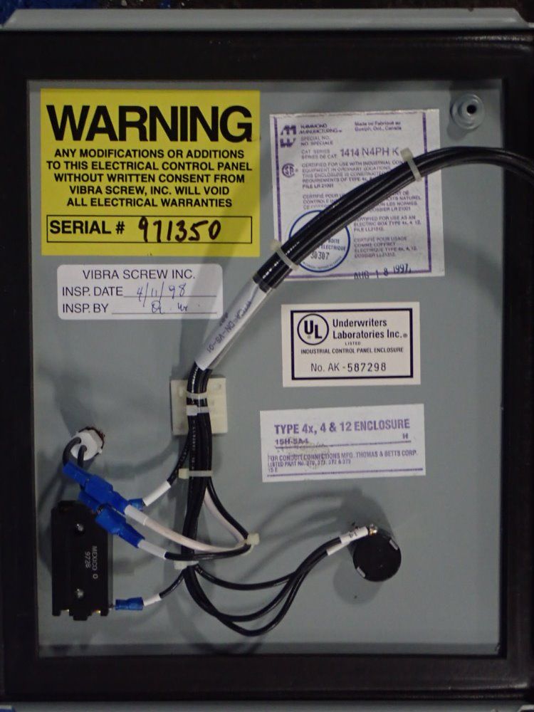 Vibra Screw Incorporated Enclosure