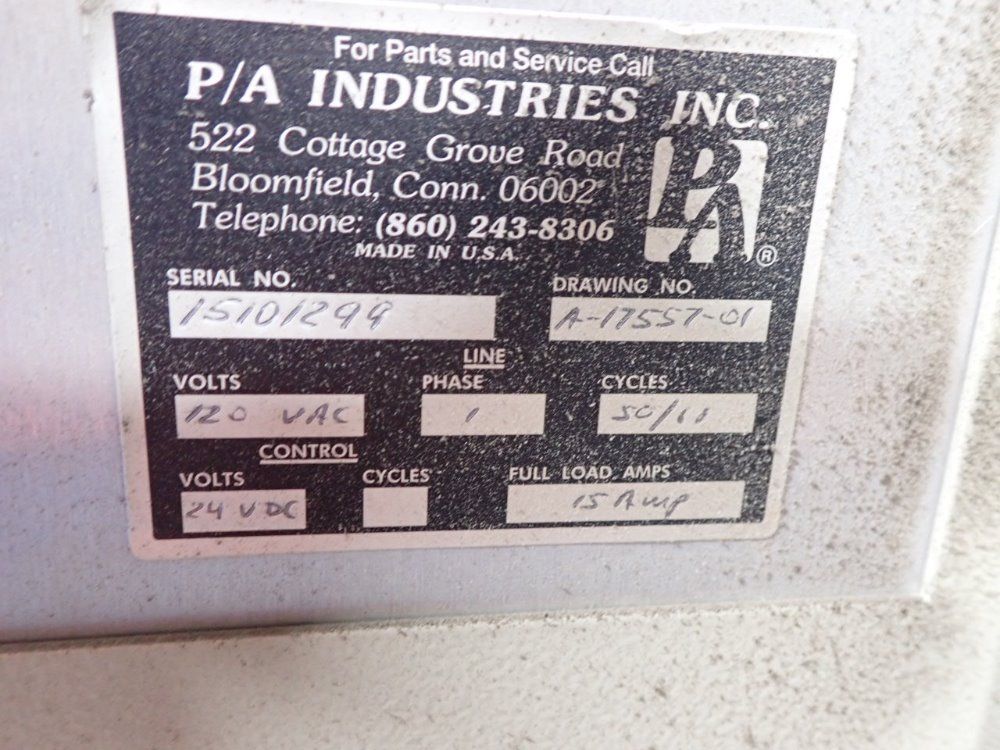 Pa Industries Servo Feed Control