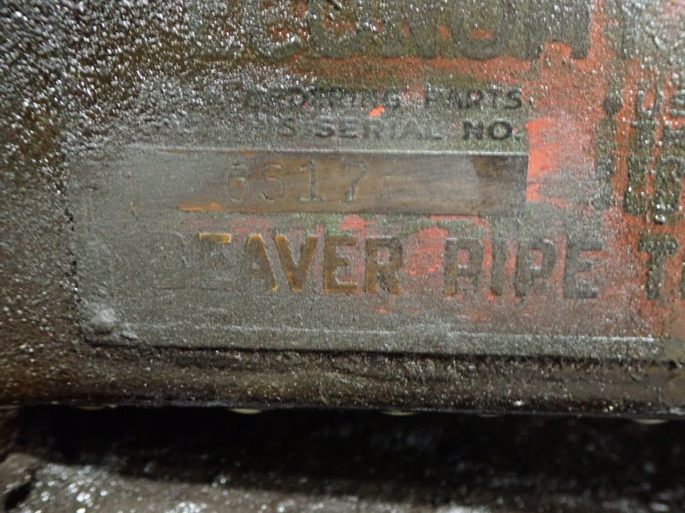 Beaver Pipe Threader