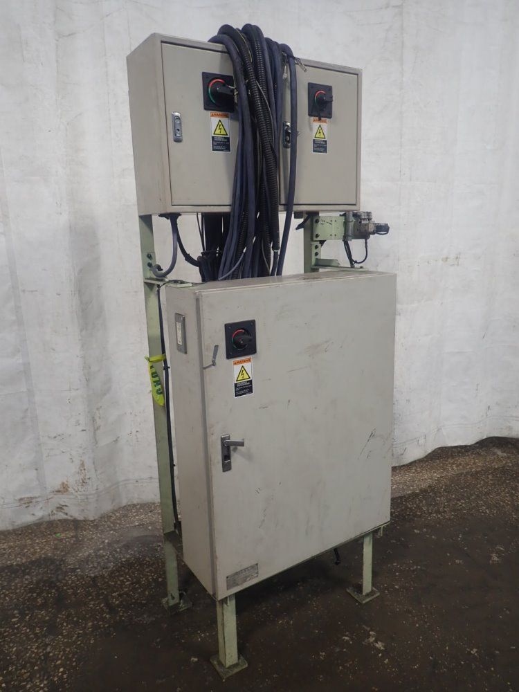 Omron Enclosure W/ Programmable Logic Controller & Electrical Components