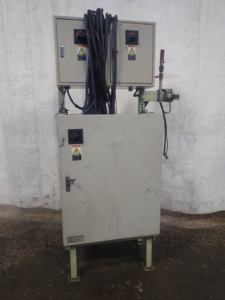 Omron Enclosure W/ Programmable Logic Controller & Electrical Components