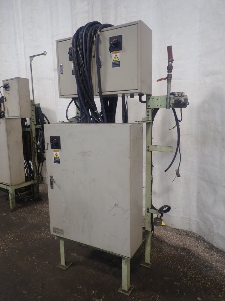 Omron Enclosure W/ Programmable Logic Controller & Electrical Components