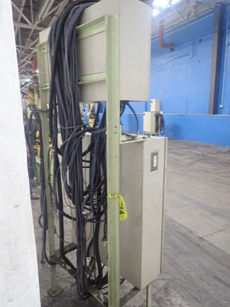 Omron Enclosure W/ Programmable Logic Controller & Electrical Components