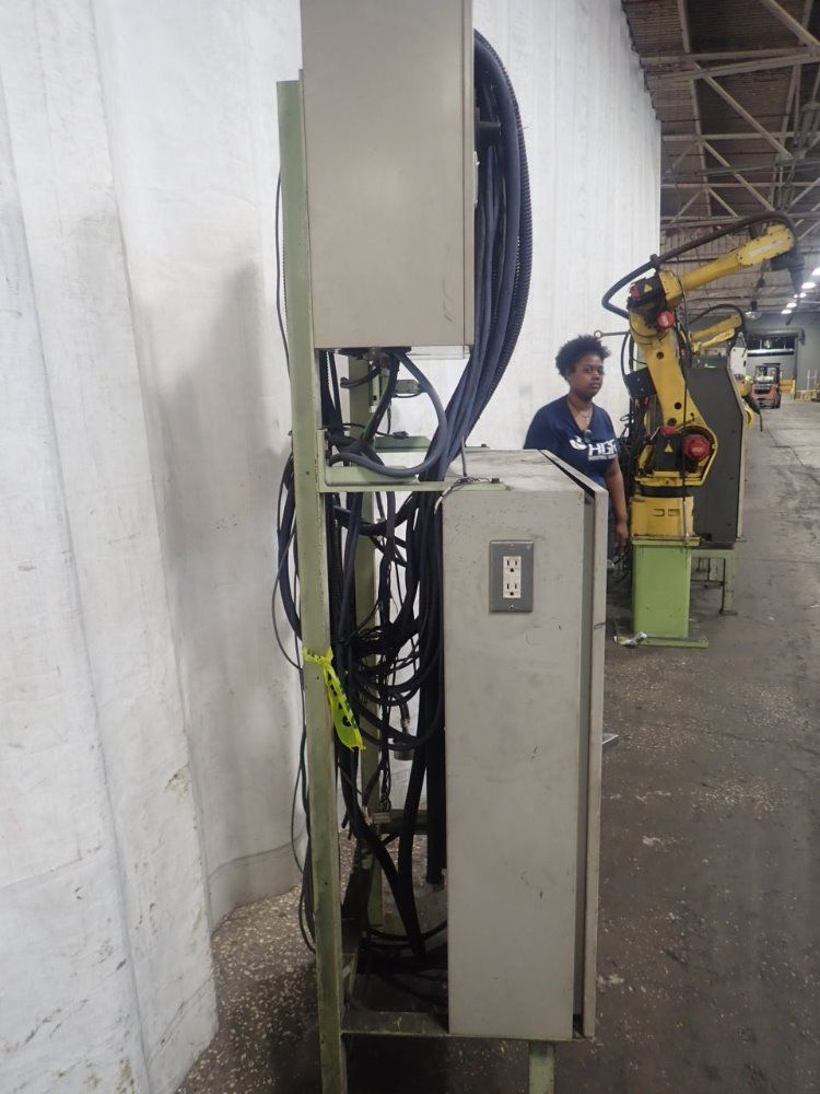 Omron Enclosure W/ Programmable Logic Controller & Electrical Components