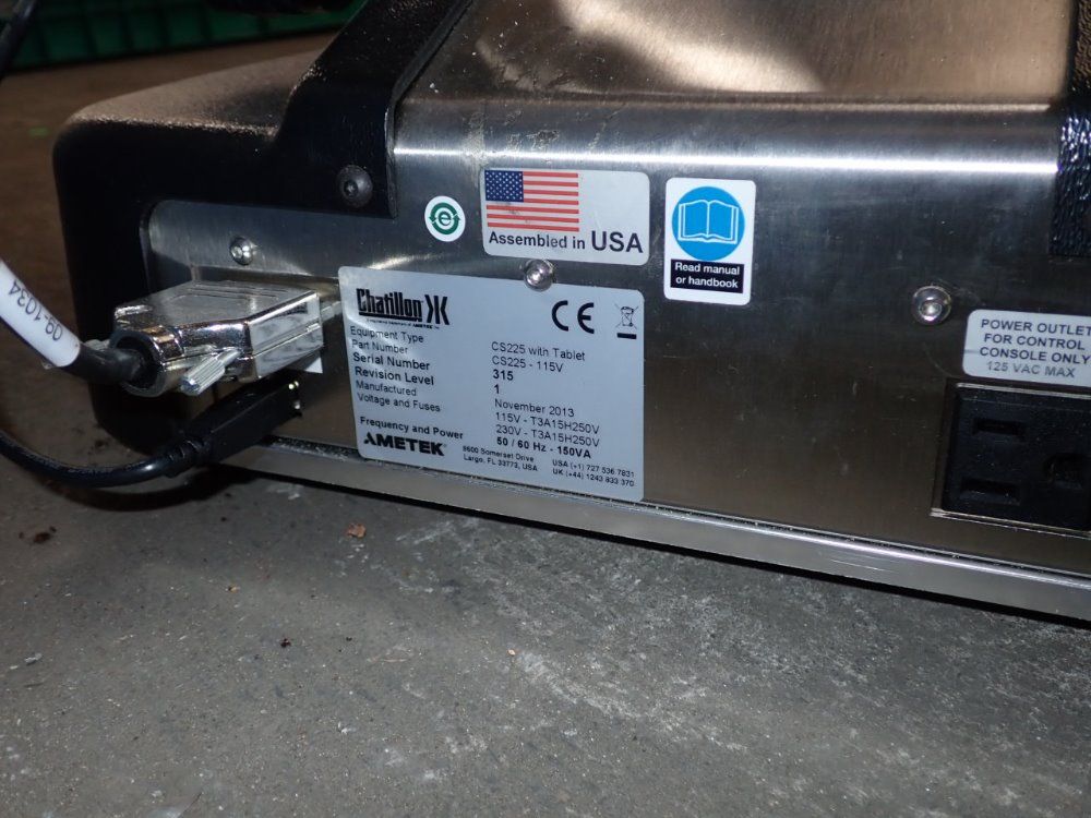 Ametek / Chatillon Force Tester