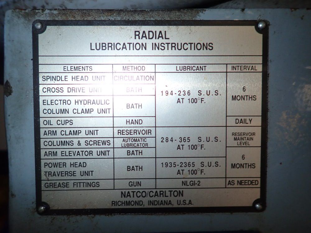 Carlton 19" Column X 7' Arm 4a Radial Arm Drill - 4a