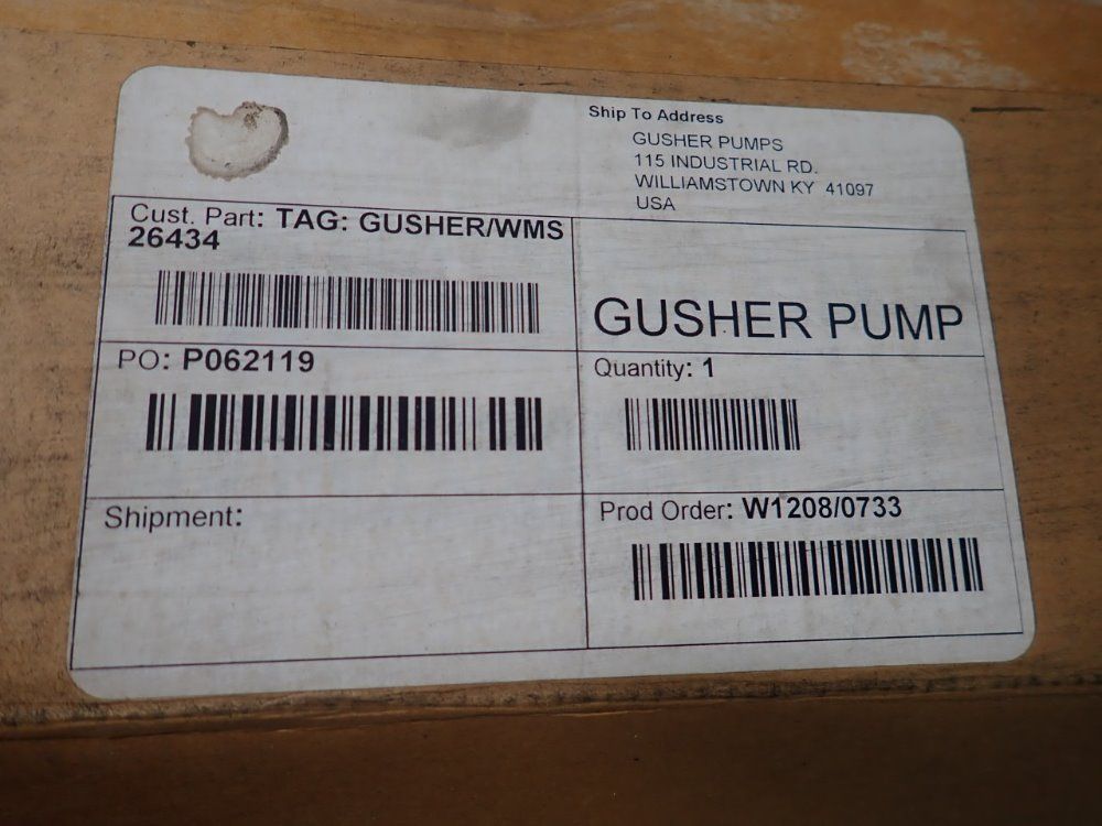 Gusher/ Baldor Motor