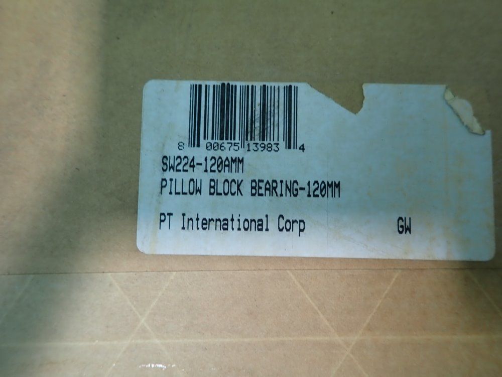 Pt International Corp. Pt, International Sw224-120amm Pillow Block Bearing - Sw224-120amm