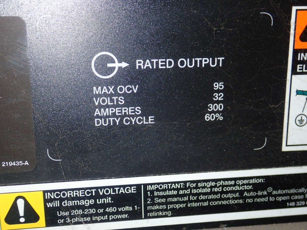 Miller 300a Invision 354 Mp Welder - Invision 354 Mp