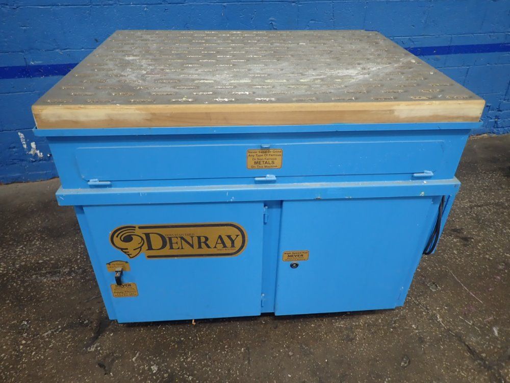 Denray 33" X 43", 1 1/2 Hp Downdraft Table - 3444b Super