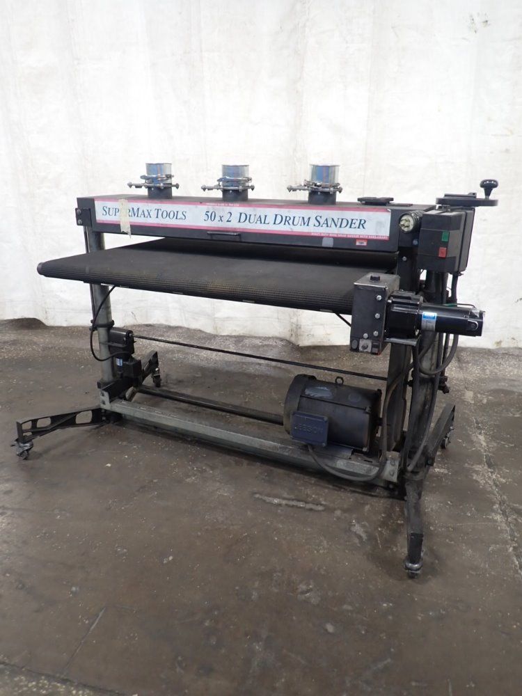 Supermax Tools 48" Sm50x2 Dual Drum Sander - Sm50x2