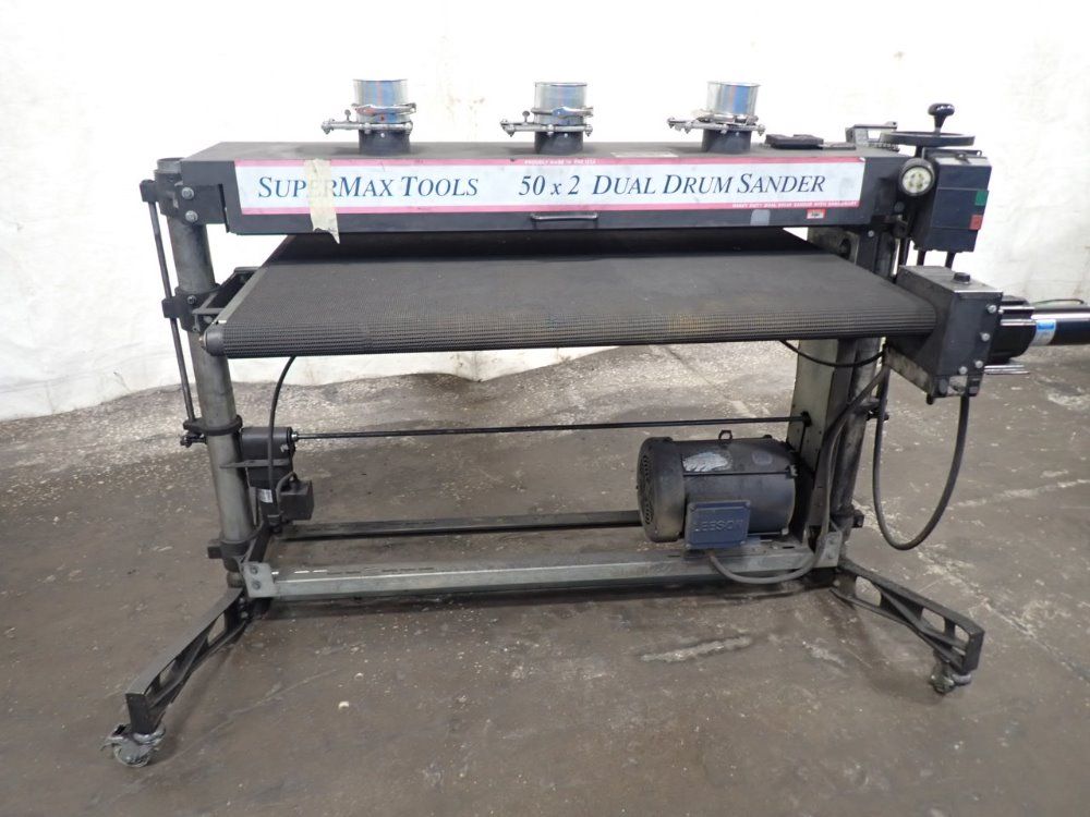 Supermax Tools 48" Sm50x2 Dual Drum Sander - Sm50x2