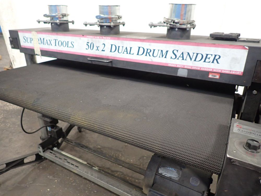 Supermax Tools 48" Sm50x2 Dual Drum Sander - Sm50x2
