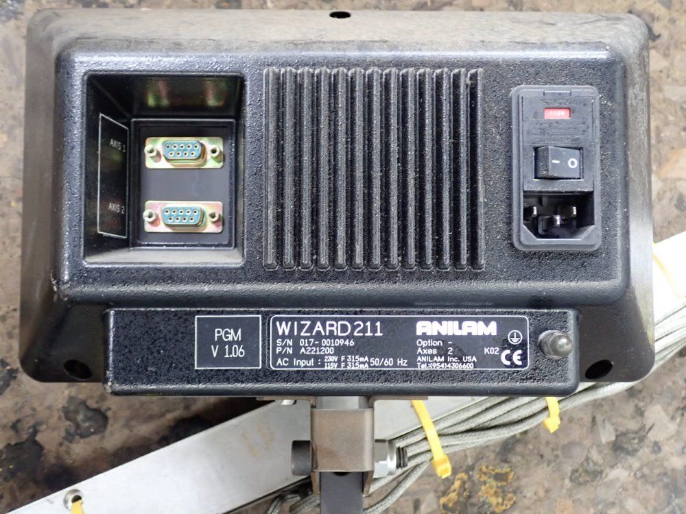 Anilam 2 Axis Linear Scales W/digital Readout - Pgs-p