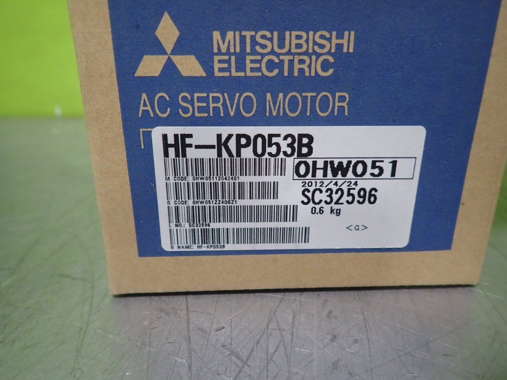 Mitsubishi , Hf-kp053b Ac Servo Motor - Hf-kp053b