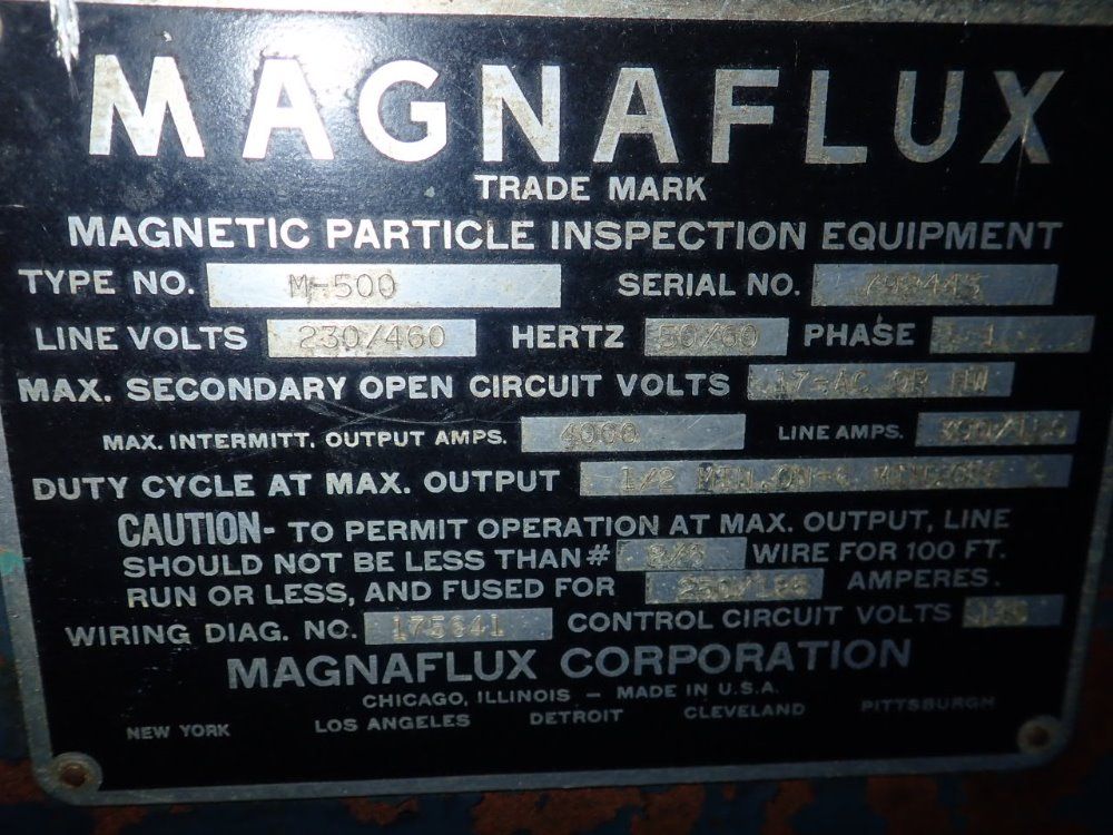 Magnaflux Magnetic Particle Inspection