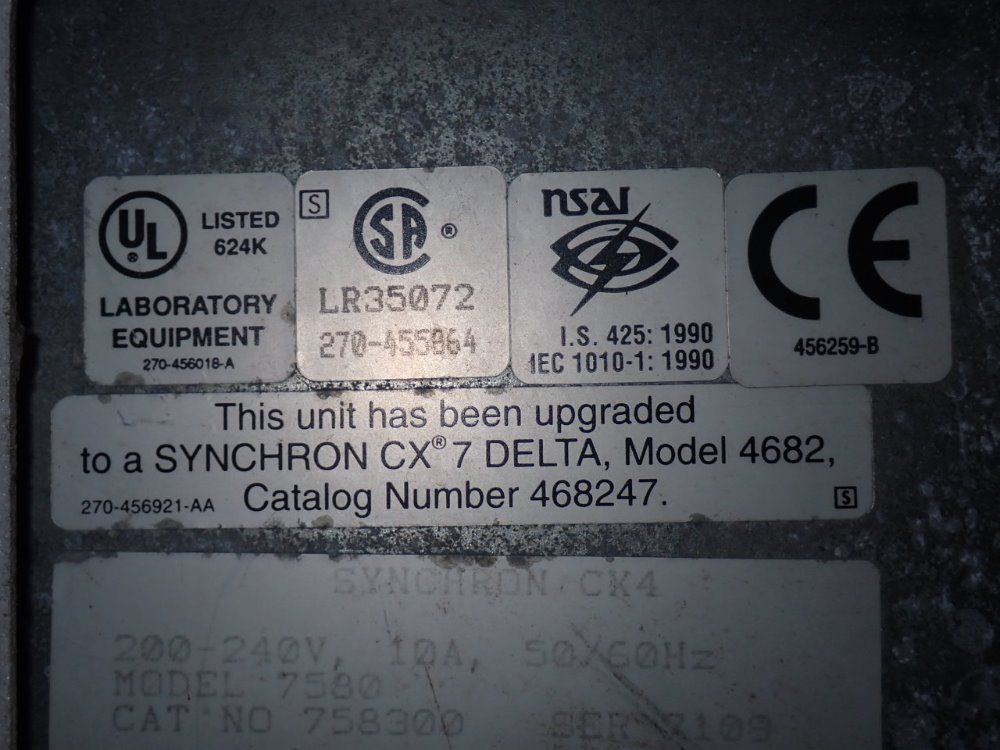 Beckman Coulter Chemical Analyzer