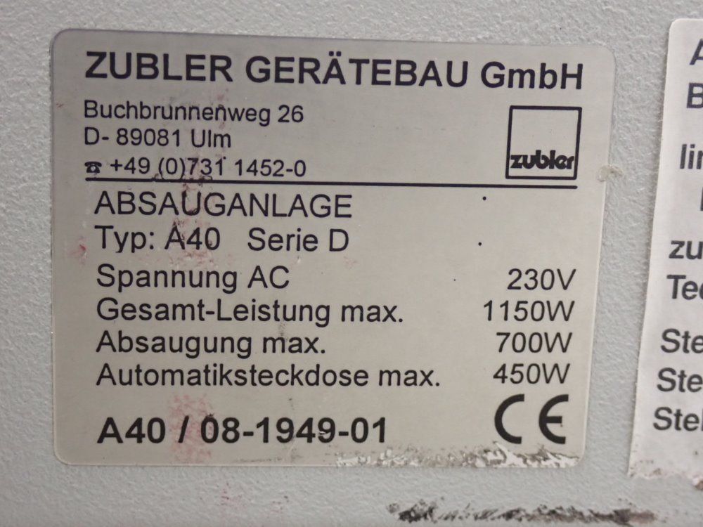 Zubler Dust Collector