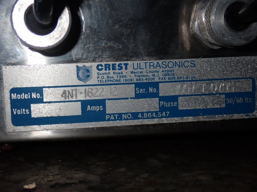 Crest Ultrasonics 22" X 16" X 16" 4nt-1622-12 Ultrasonic Parts Washer - 4nt-1622-12