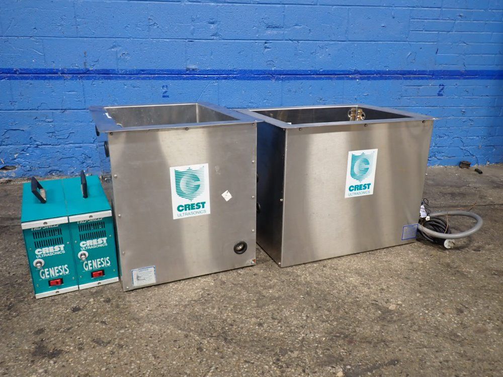 Crest Ultrasonics 22" X 16" X 16" 4nt-1622-12 Ultrasonic Parts Washer - 4nt-1622-12