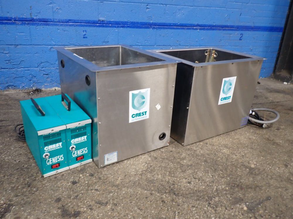 Crest Ultrasonics 22" X 16" X 16" 4nt-1622-12 Ultrasonic Parts Washer - 4nt-1622-12