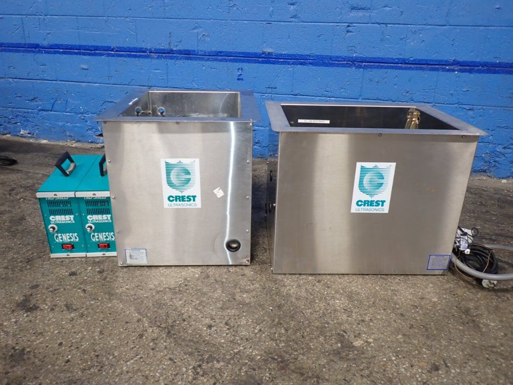 Crest Ultrasonics 22" X 16" X 16" 4nt-1622-12 Ultrasonic Parts Washer - 4nt-1622-12
