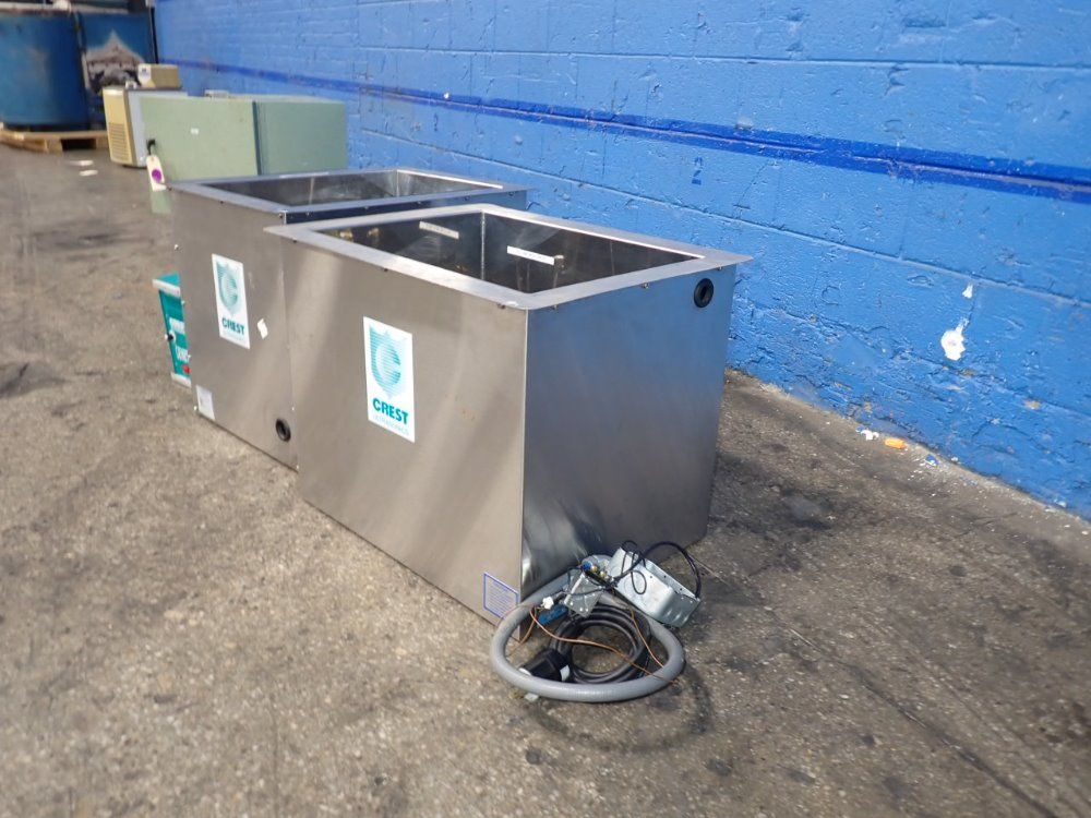 Crest Ultrasonics 22" X 16" X 16" 4nt-1622-12 Ultrasonic Parts Washer - 4nt-1622-12