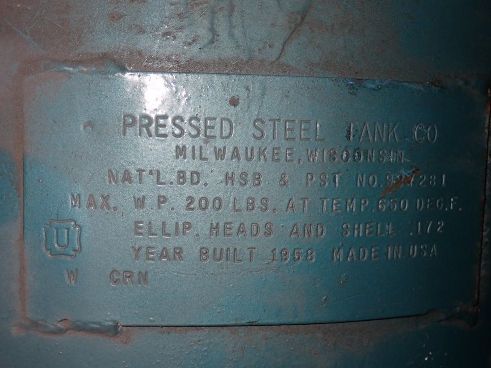 Pressed Steel Tank Co. Tank