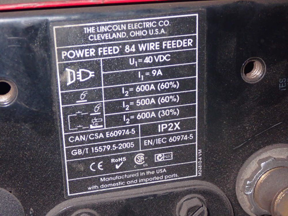 Lincoln Electric Power Feed 84 Wire Feeder - Power Feed 84