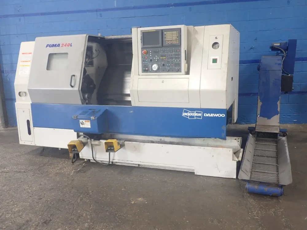 Doosan Puma 240 Lc Cnc Lathe - Puma 240 Lc