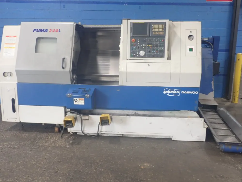 Doosan Puma 240 Lc Cnc Lathe - Puma 240 Lc