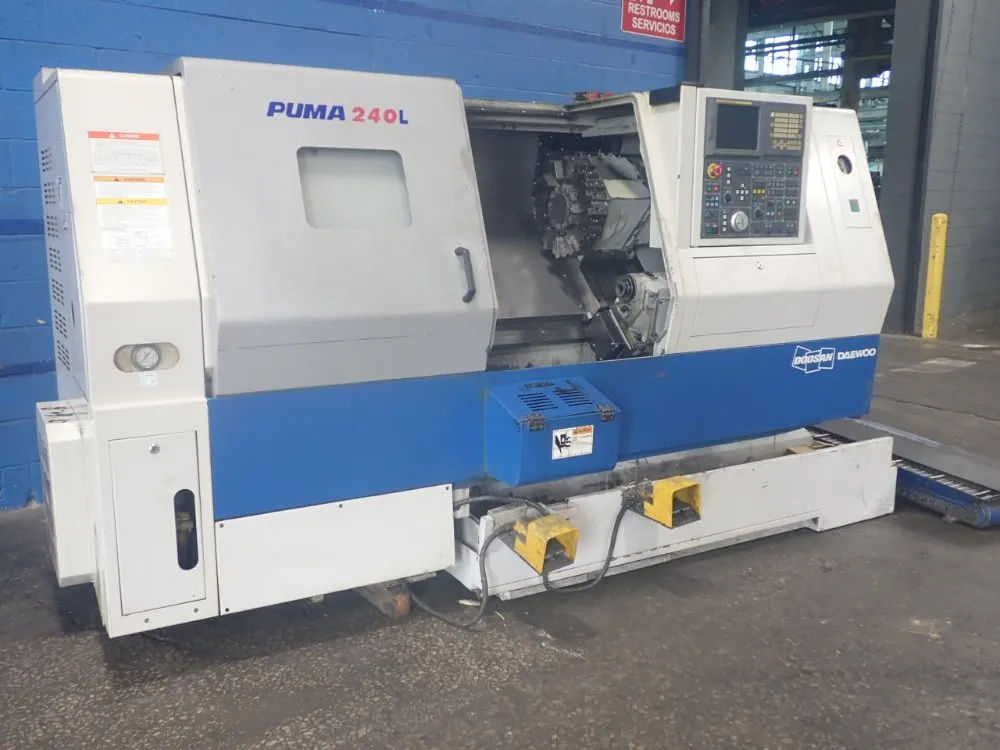 Doosan Puma 240 Lc Cnc Lathe - Puma 240 Lc