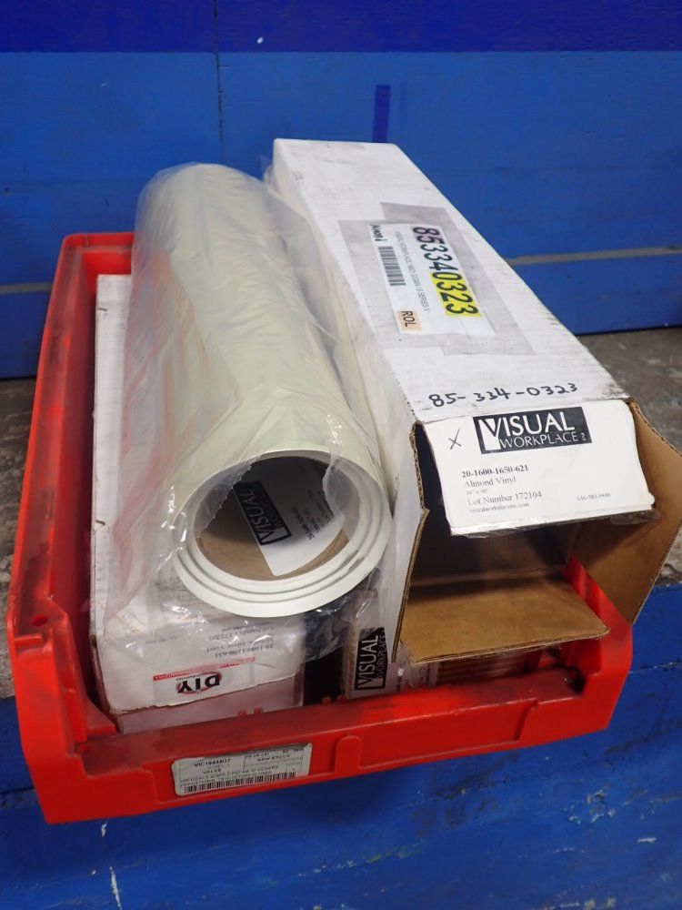 Visual Workplace Almond Vinyl Rolls