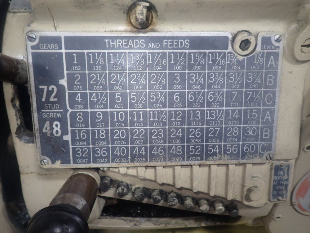 Pratt & Whitney 18" X 32" C Lathe - C