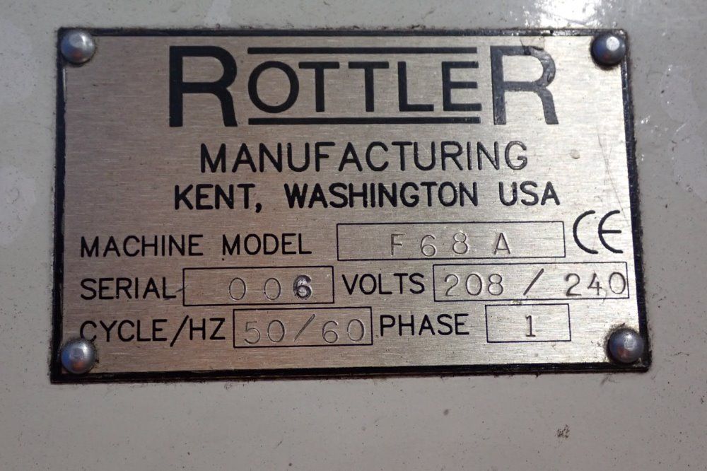 Rottler 60" X 17" F68a Cnc Machining Center - F68a