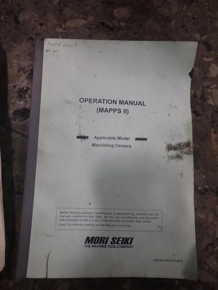 Mori Seiki 43" X 18" Mv-40 Cnc Vmc - Mv-40