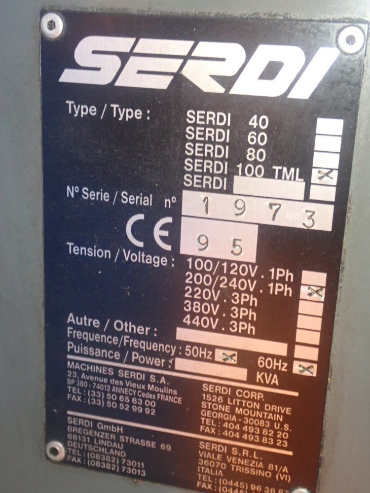 Serdi 100 Tml Valve Seat Cutting Machine - 100 Tml