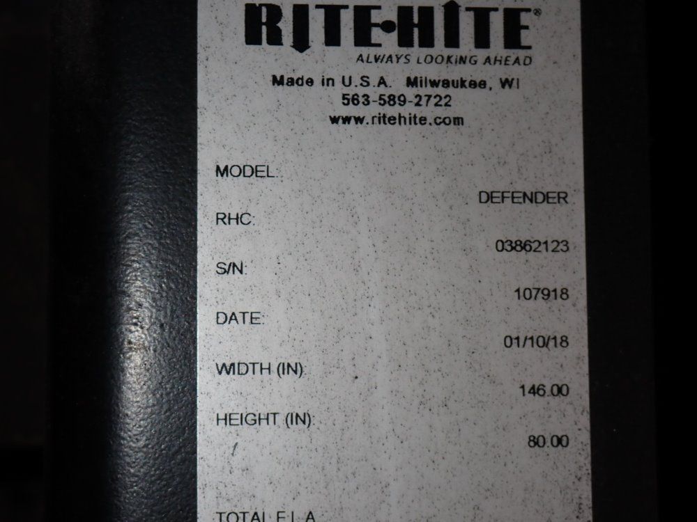 Rite-hite Roll-up Door