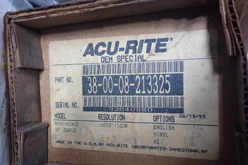 Acu Rite Mini Scale/linear Encoder